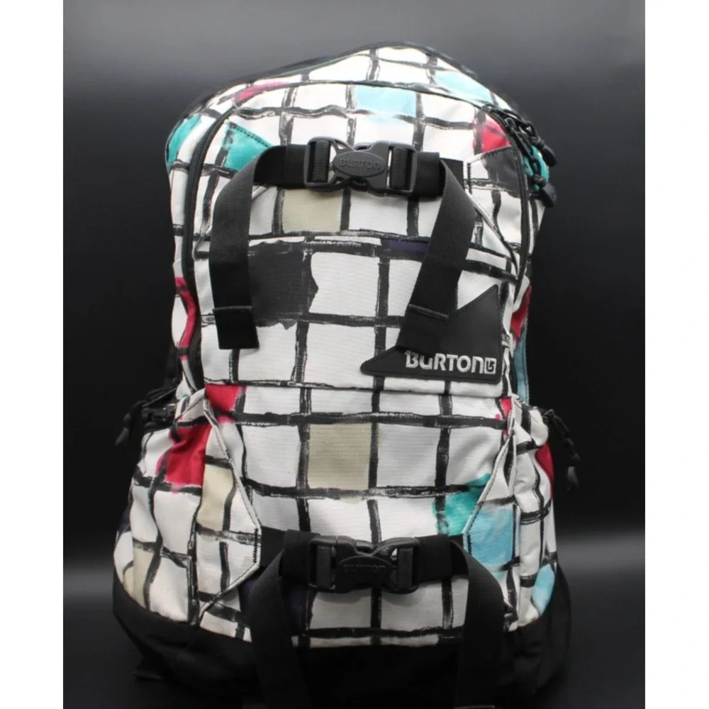 Burton Day Hiker 12L Backpack Snowboard Ski Pack Grid Multicolor